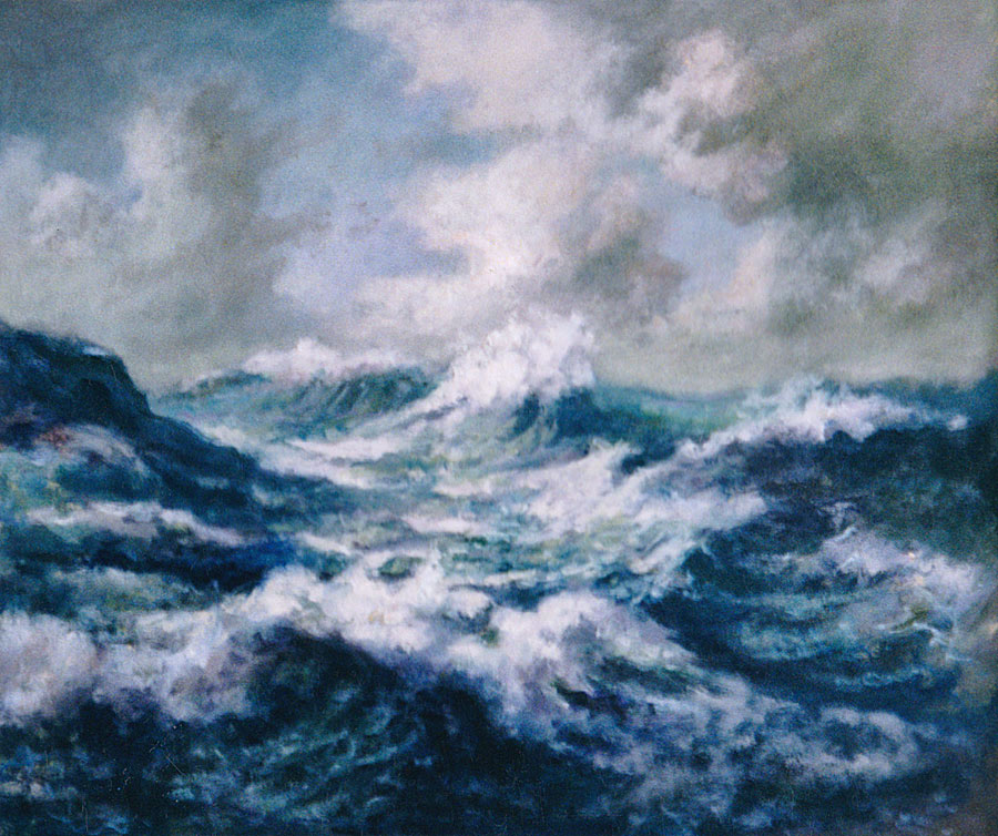 Seascape - Storm on North Sea